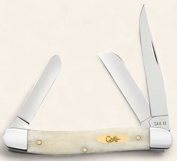 Natural Bone Smooth Medium Stockman (6318 SS)