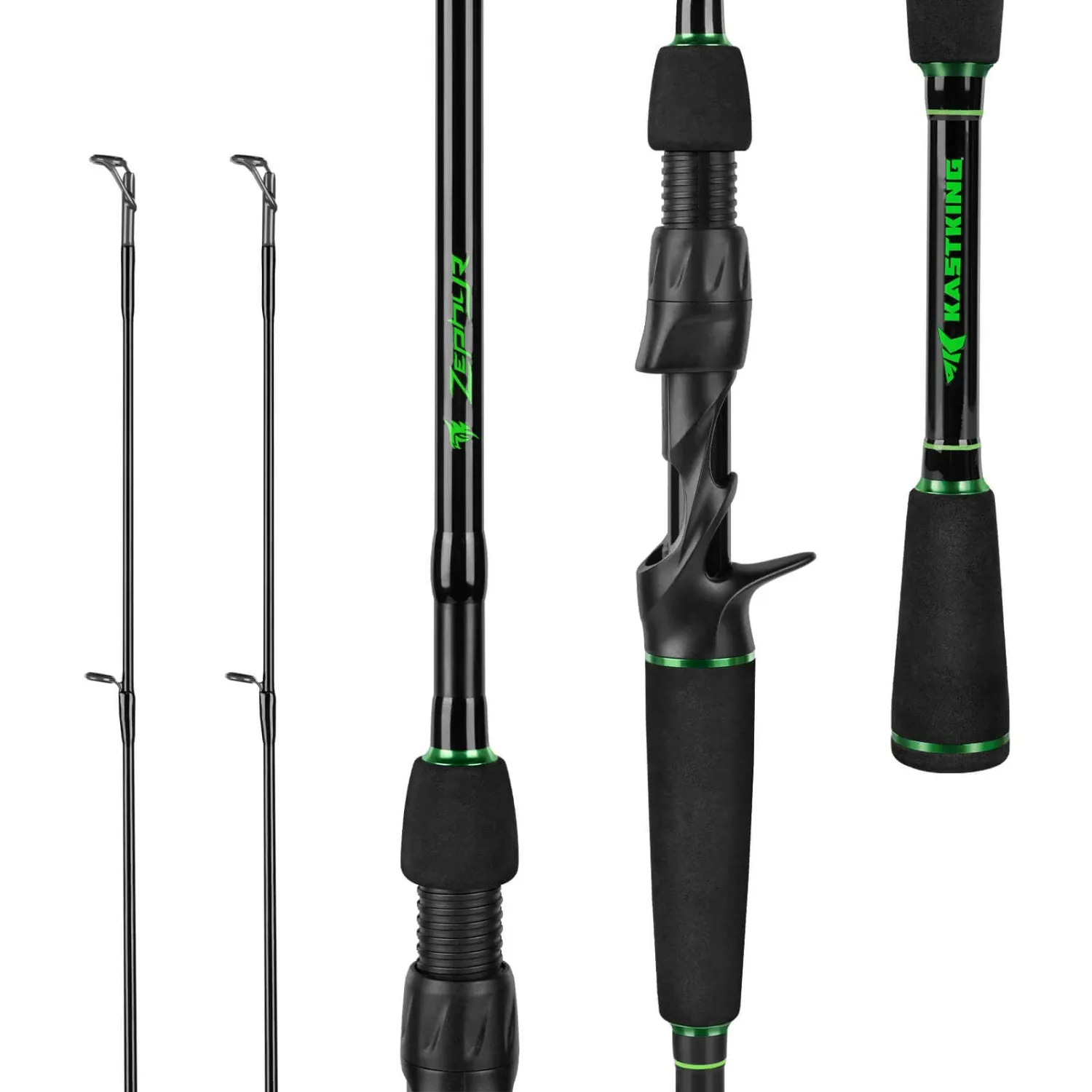 Zephyr Casting Rod w/Dual-Tip, 6'8", Med/Med. Heavy, 2pc.