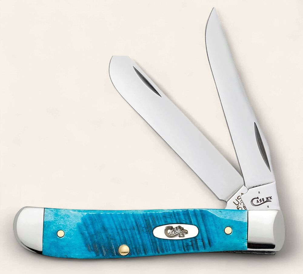 Caribbean Blue Bone Sawcut Jig Mini Trapper (6207SS)