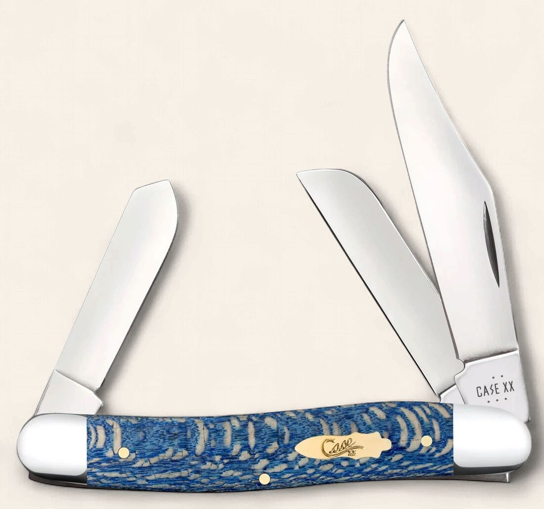 Blue Sycamore Wood Smooth Stockman (7347 SS)