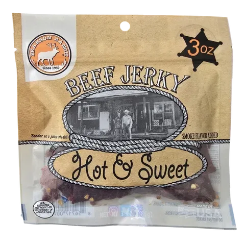 Beef Jerky - Hot &amp; Sweet (3oz)