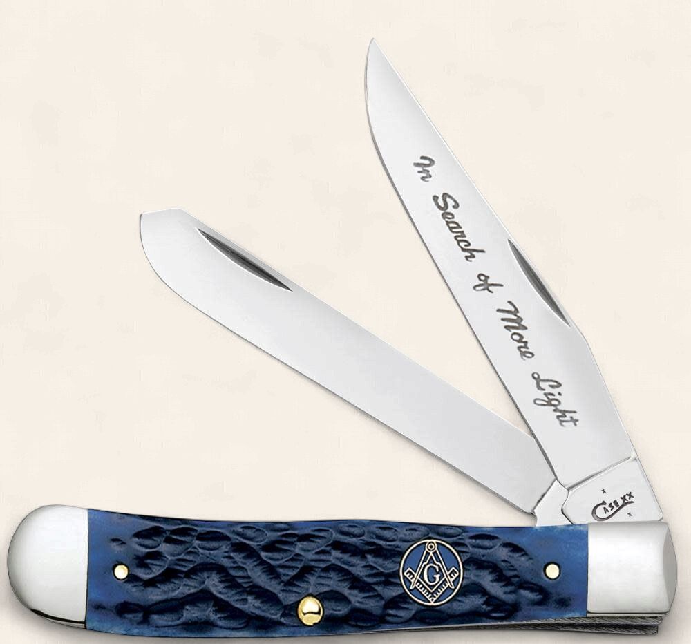 Masonic Blue Bone Standard Jig Trapper w/Tin (6254 SS)