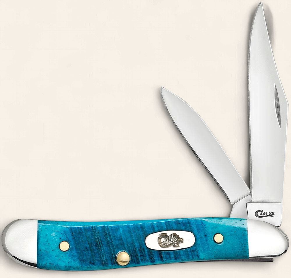 Caribbean Blue Bone Sawcut Jig Peanut (6220 SS)