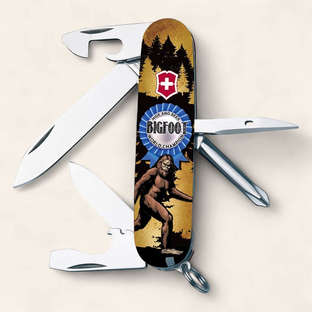 Victorinox SMKW Exclusive Tinker Swiss Army Knife Bigfoot Hide and Seek Champ V1009