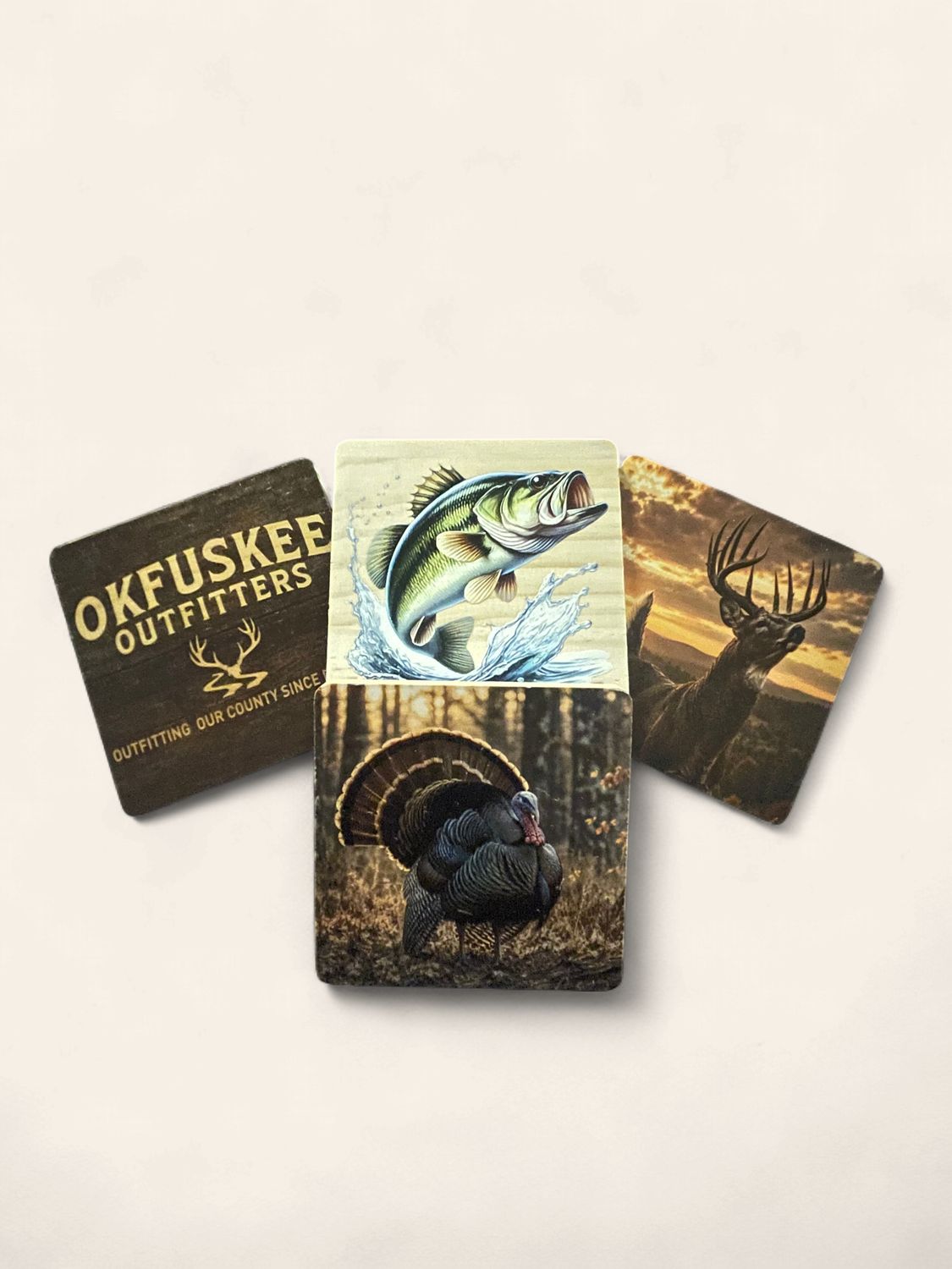 Okfuskee Outfitters Coaster Set