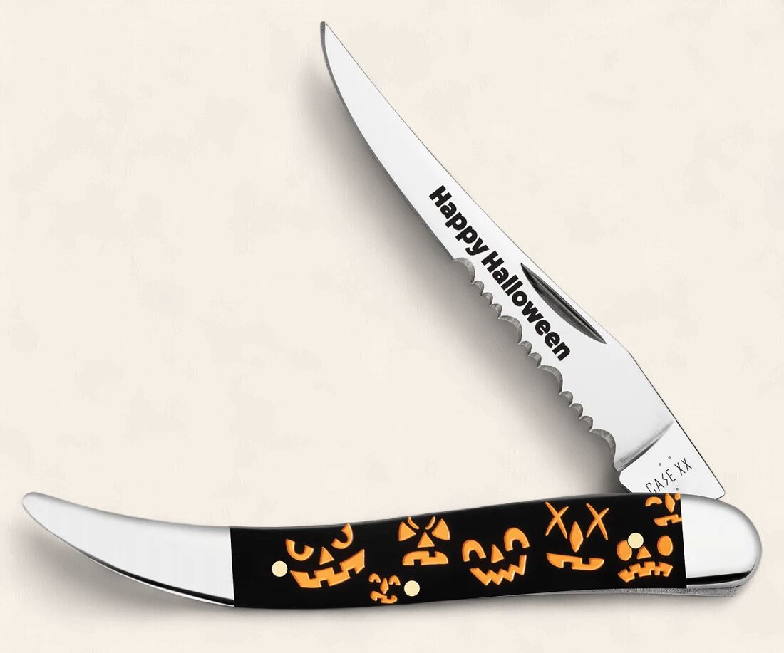 Halloween Black Synthetic Smooth Medium Texas Toothpick (210094 SS)