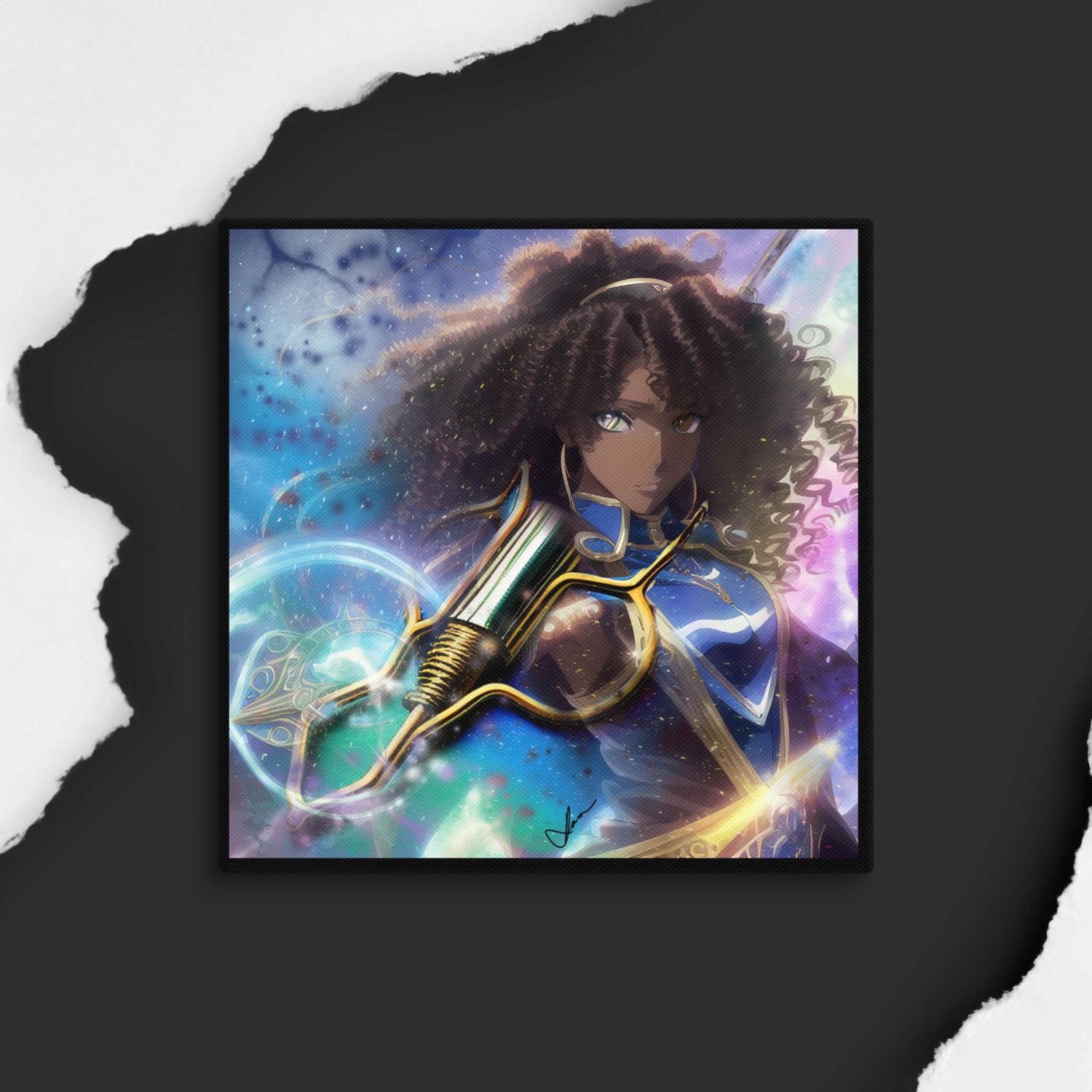 ZenDana Zodiac  - Aurora Uaries, Major Arcana Abstract Art (Signed)