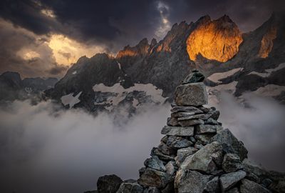Cairn au Refuge du Pavé