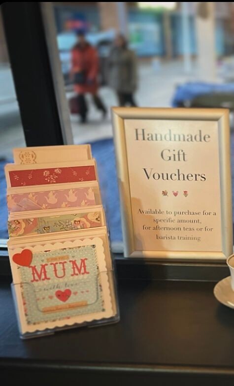 Handmade Afternoon Tea Gift Voucher for 2 people