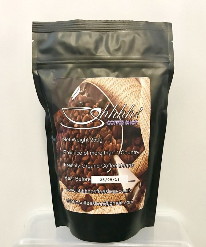 1kg freshly roasted Shhhh Coffee beans