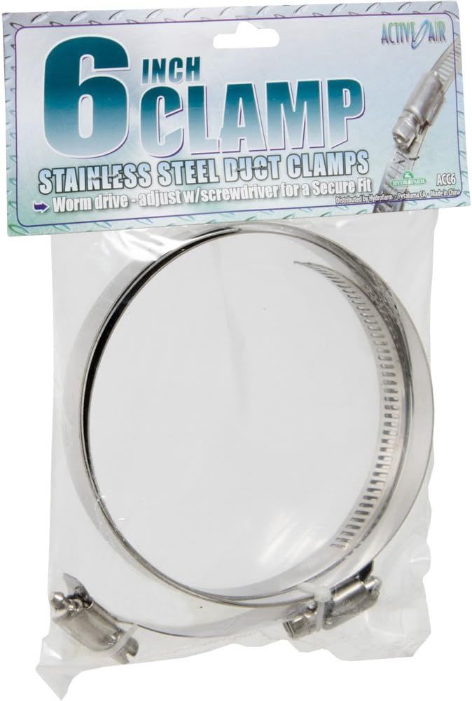 Stainless Steel Duct Clamps 6"