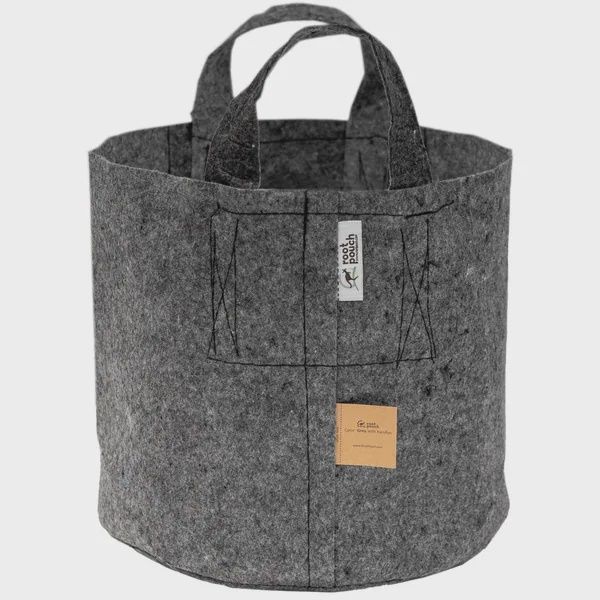Root Pouch #30 w/ Handles Fabric Pot Grey