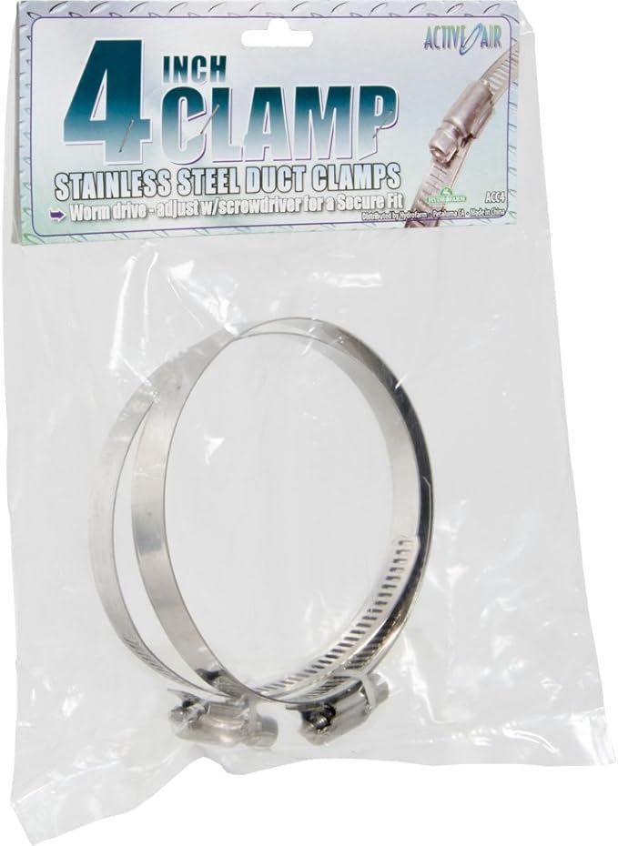 Stainless Steel Duct Clamps 4"