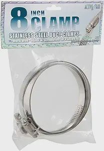 Stainless Steel Duct Clamps 8"