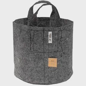 Root Pouch #25 w/ Handles Fabric Pot Grey