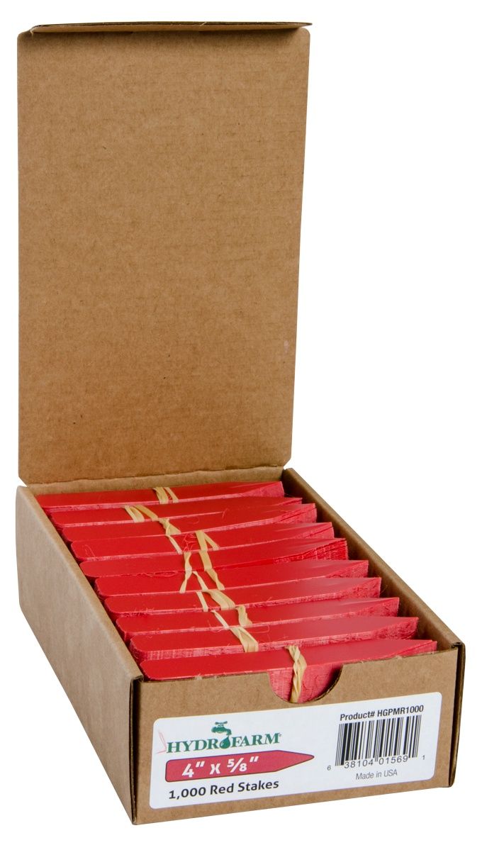 Plant Stake Labels - Red