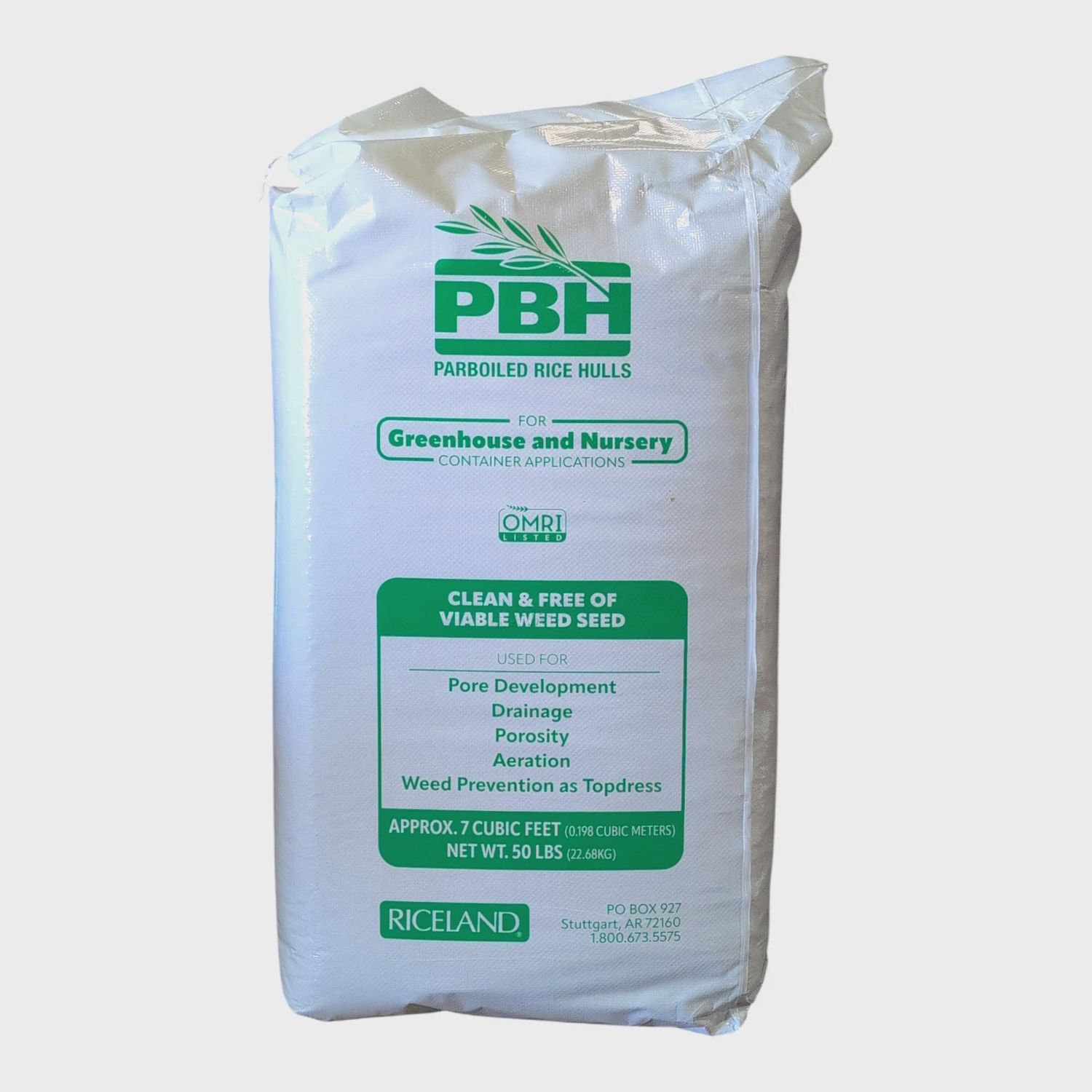 Rice Hulls - 50 lb. Bag