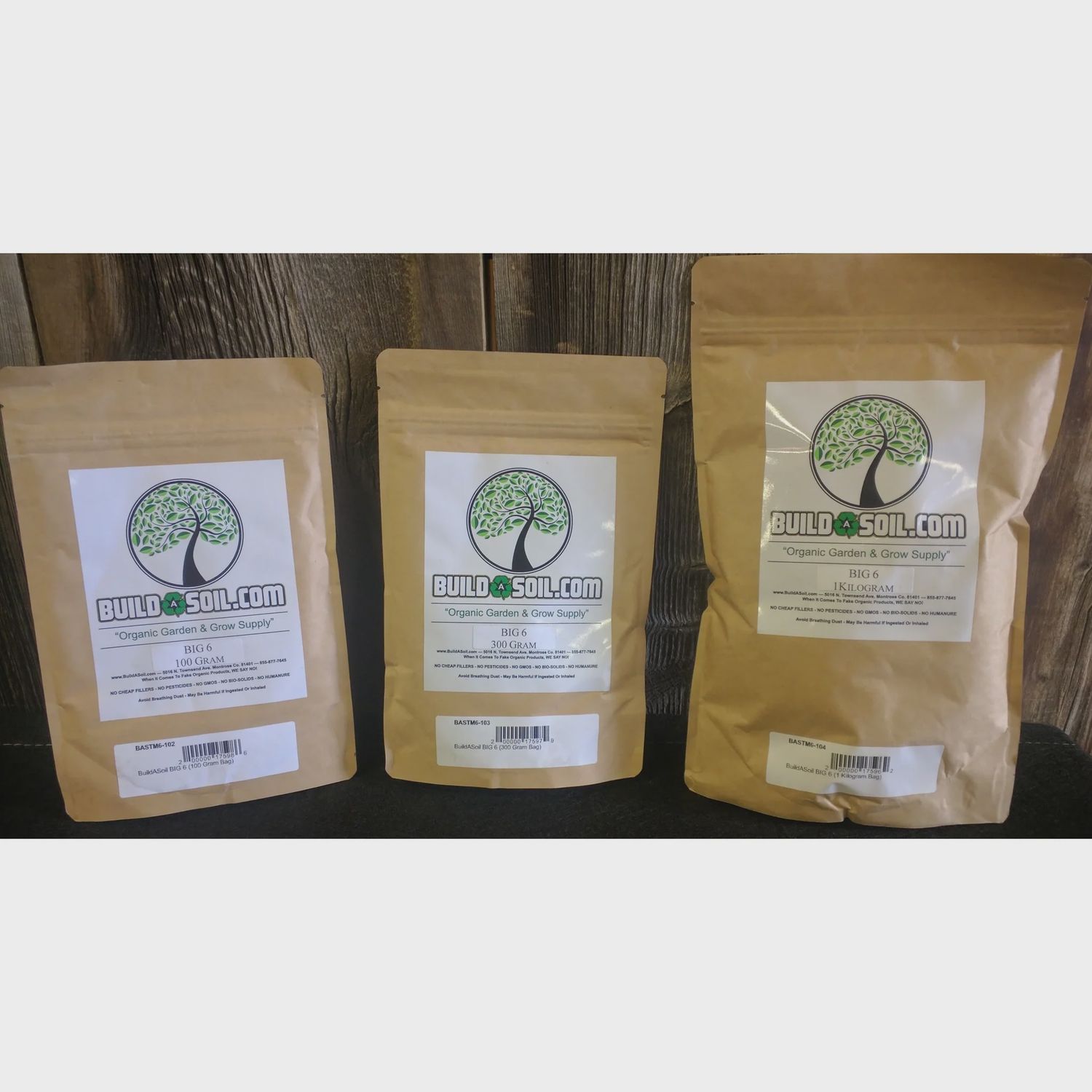 BuildASoil BIG 6 Micronutrients+Humic Acids 100g.