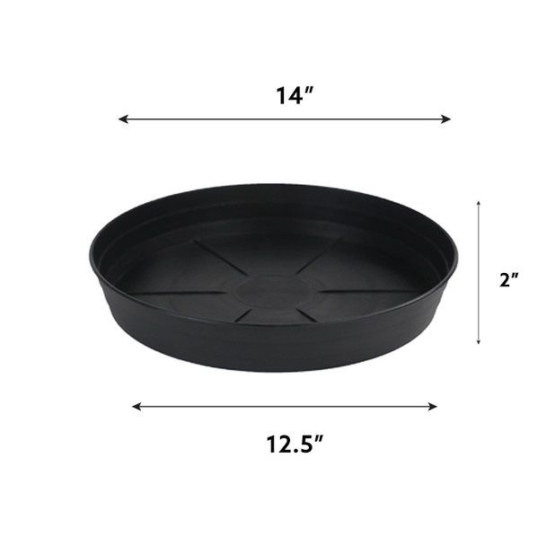 Black Pot Saucer 14"