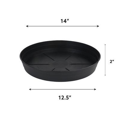 Black Pot Saucer 14"