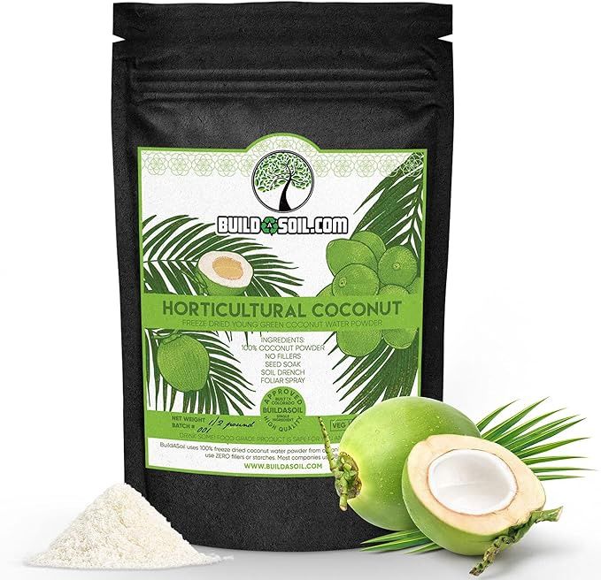 Coconut Water Powder Raw Freeze Dried Organic 1/2 lb.