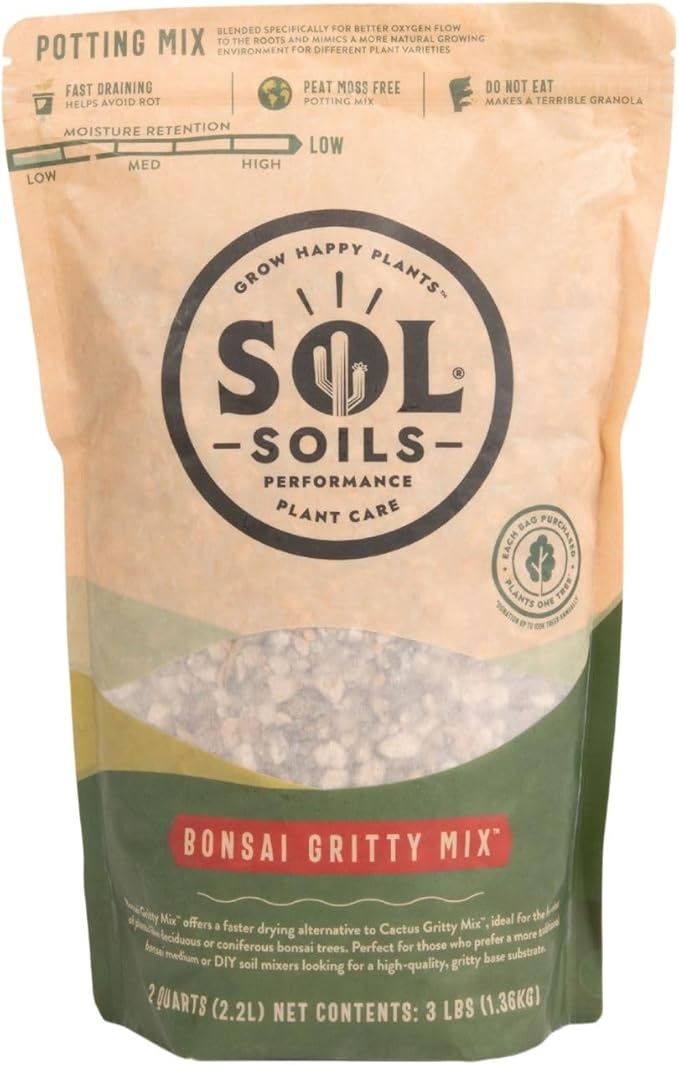 SOL Soils Bonsai Gritty Mix 2 Qt.