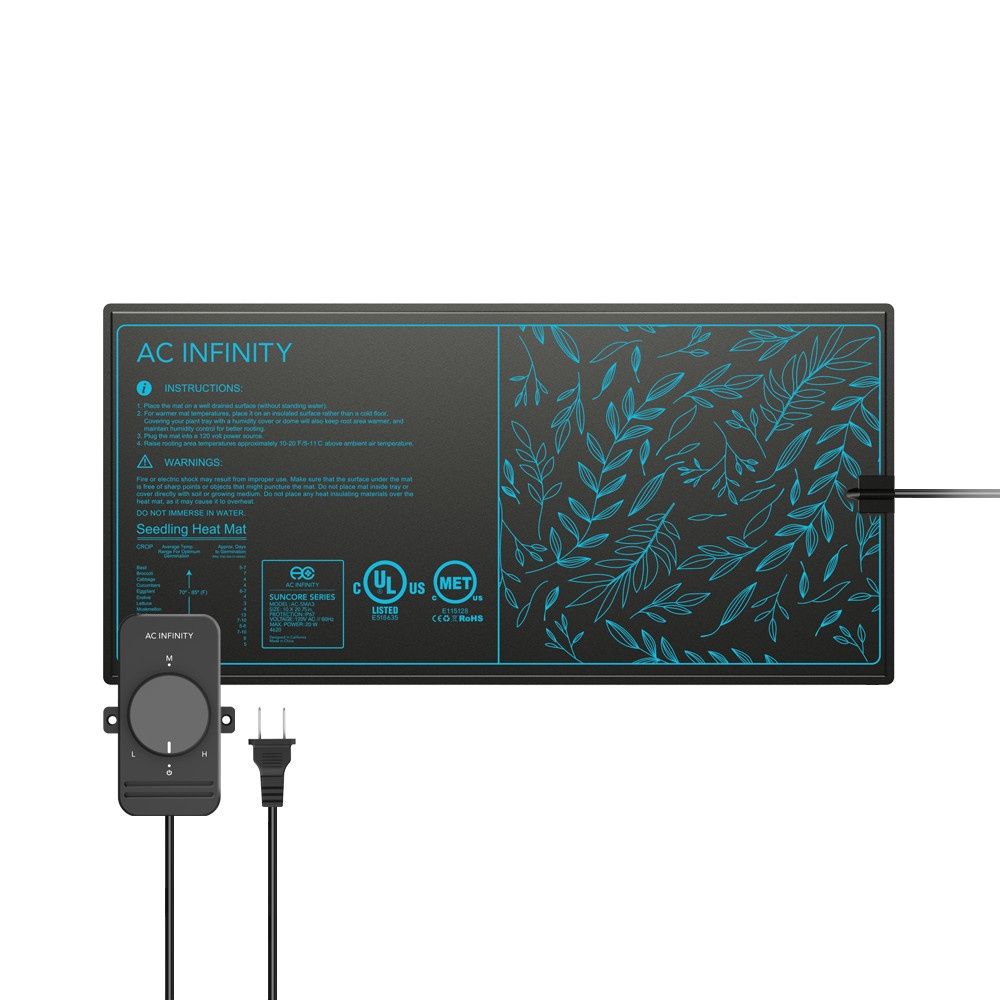 Suncore S3 Seedling Heat Mat w/ heat controller 10"x20.75"