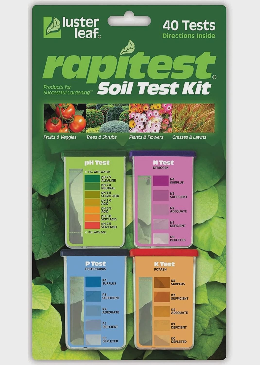 RapidTest Soil Test for pH, N, P, K