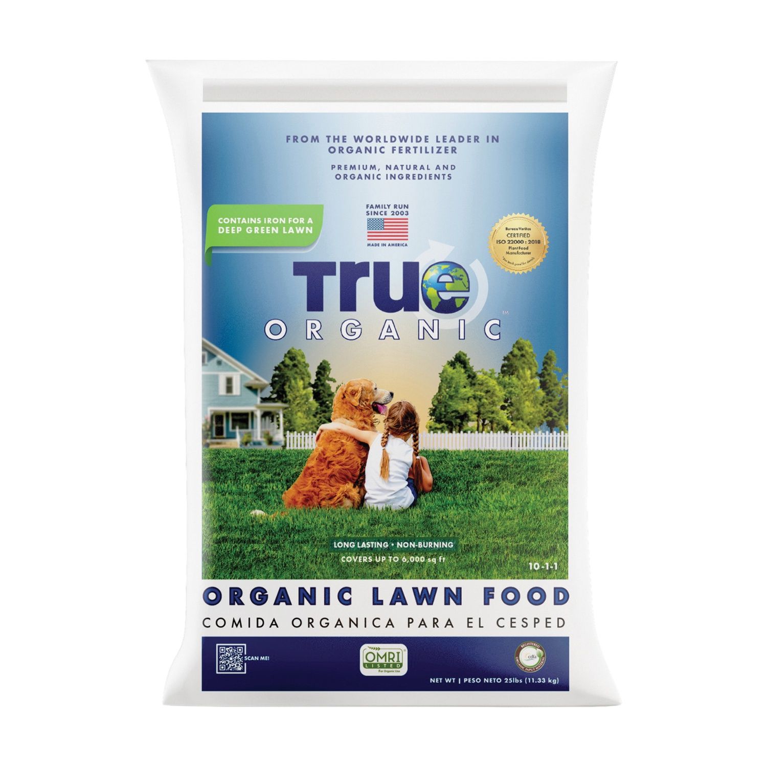 True Organics Lawn Food 25#