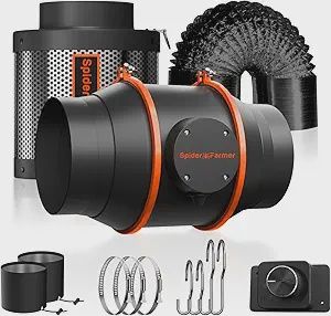 Spider Farmer 6" Air Filtration Kit w/ Controller