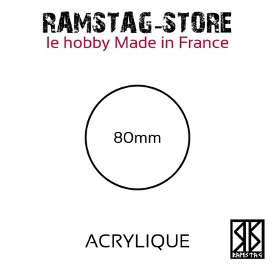 Socle Rond 80mm