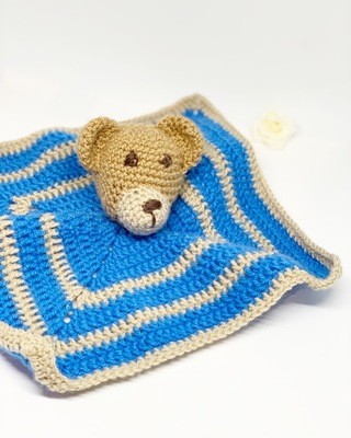 Schnuffeltuch mit Bär