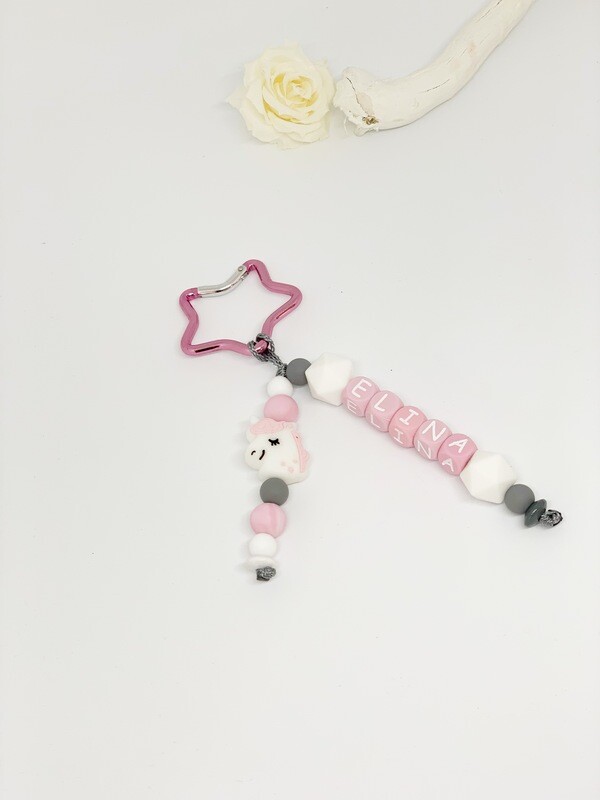 Kindergarten Taschenanhänger Einhorn