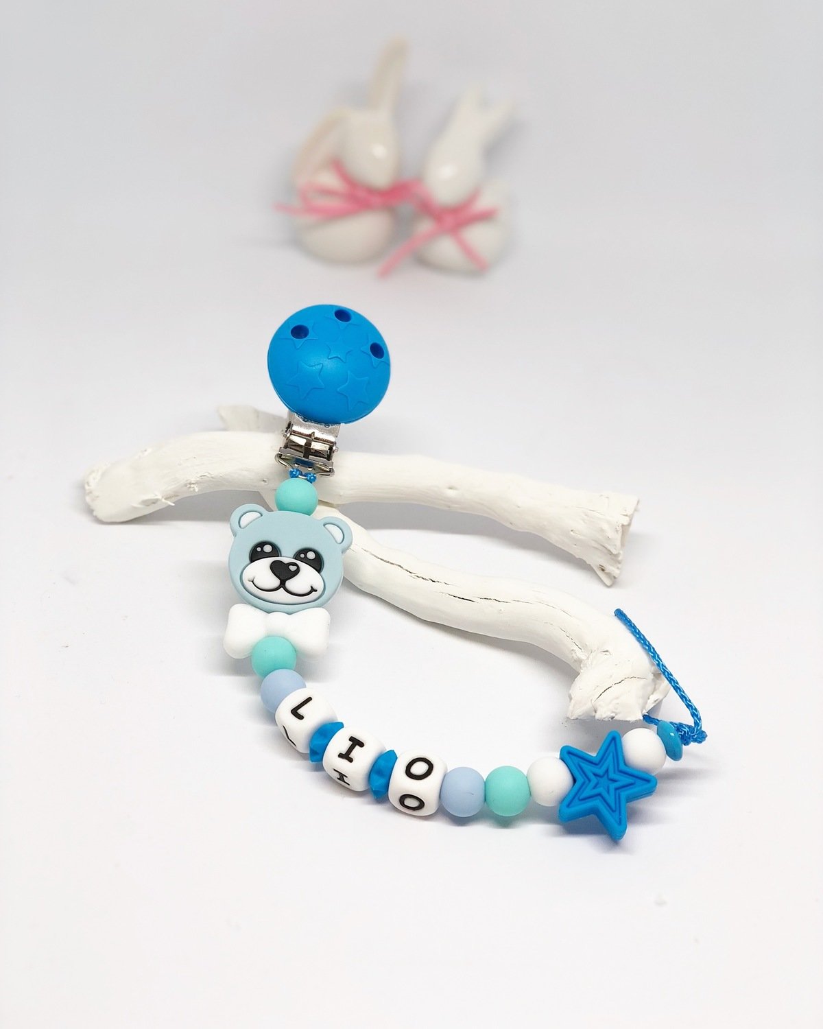 Nuggikette Junge Lio blau