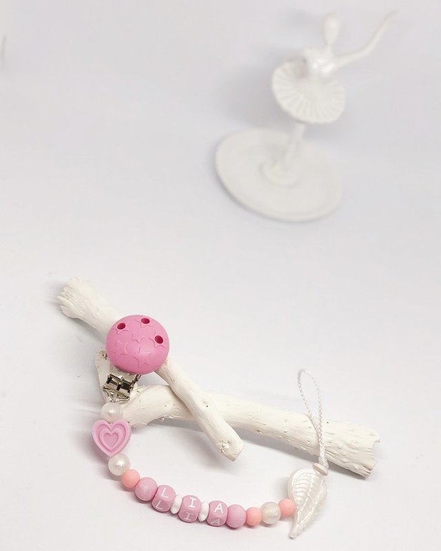 Nuggikette Mädchen Lia rosa