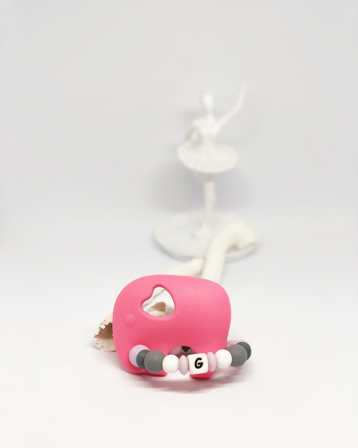 Beissring Elefant rosa