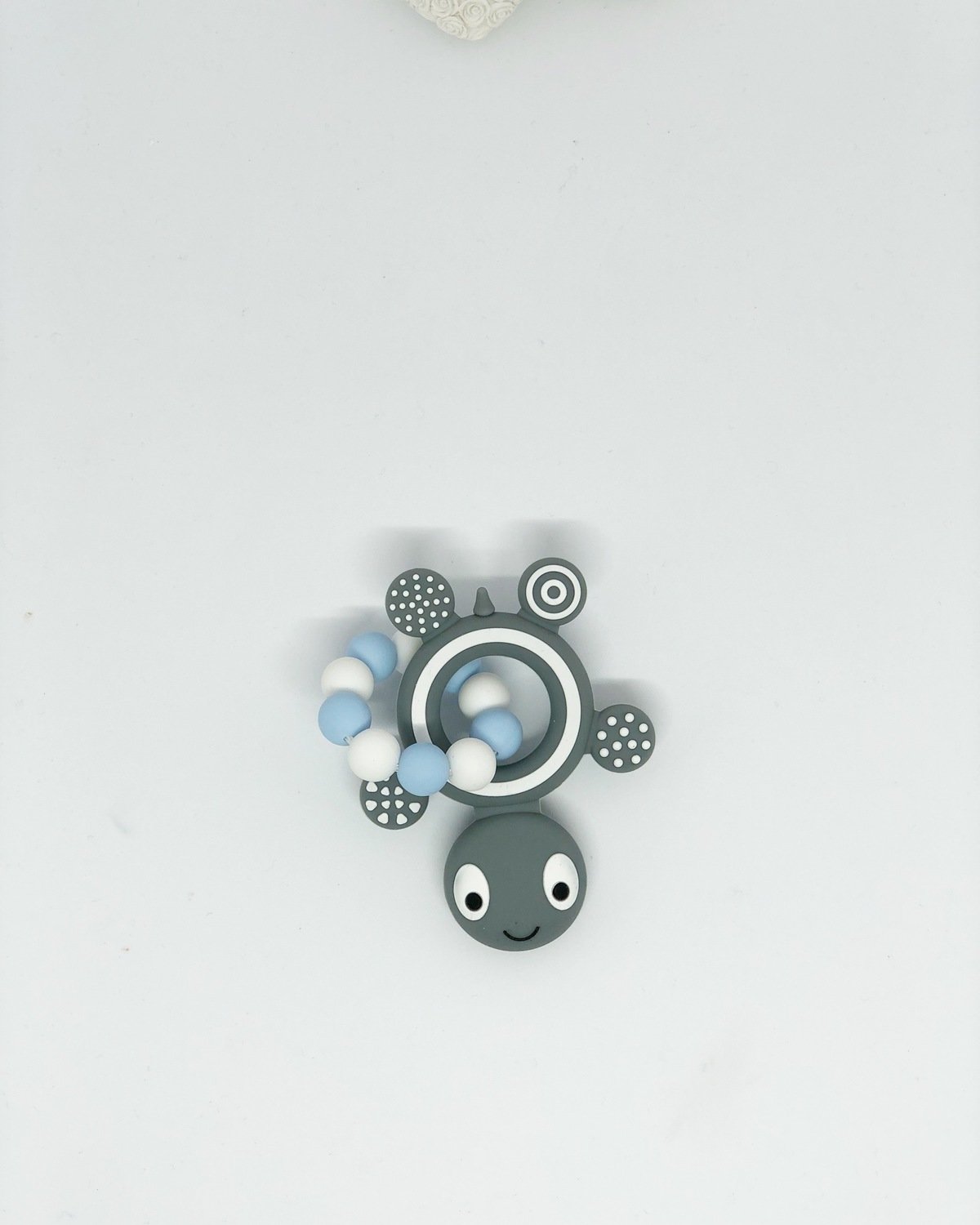 Mini-Beissring grau blau