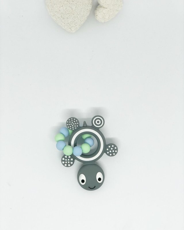 Mini-Beissring grau mint