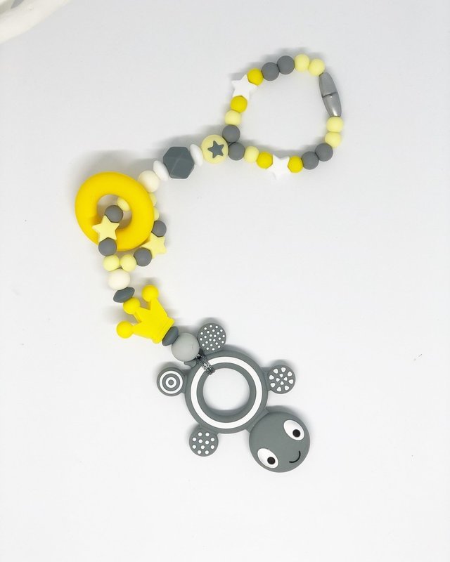 Baby Schale Kette Trulla grau