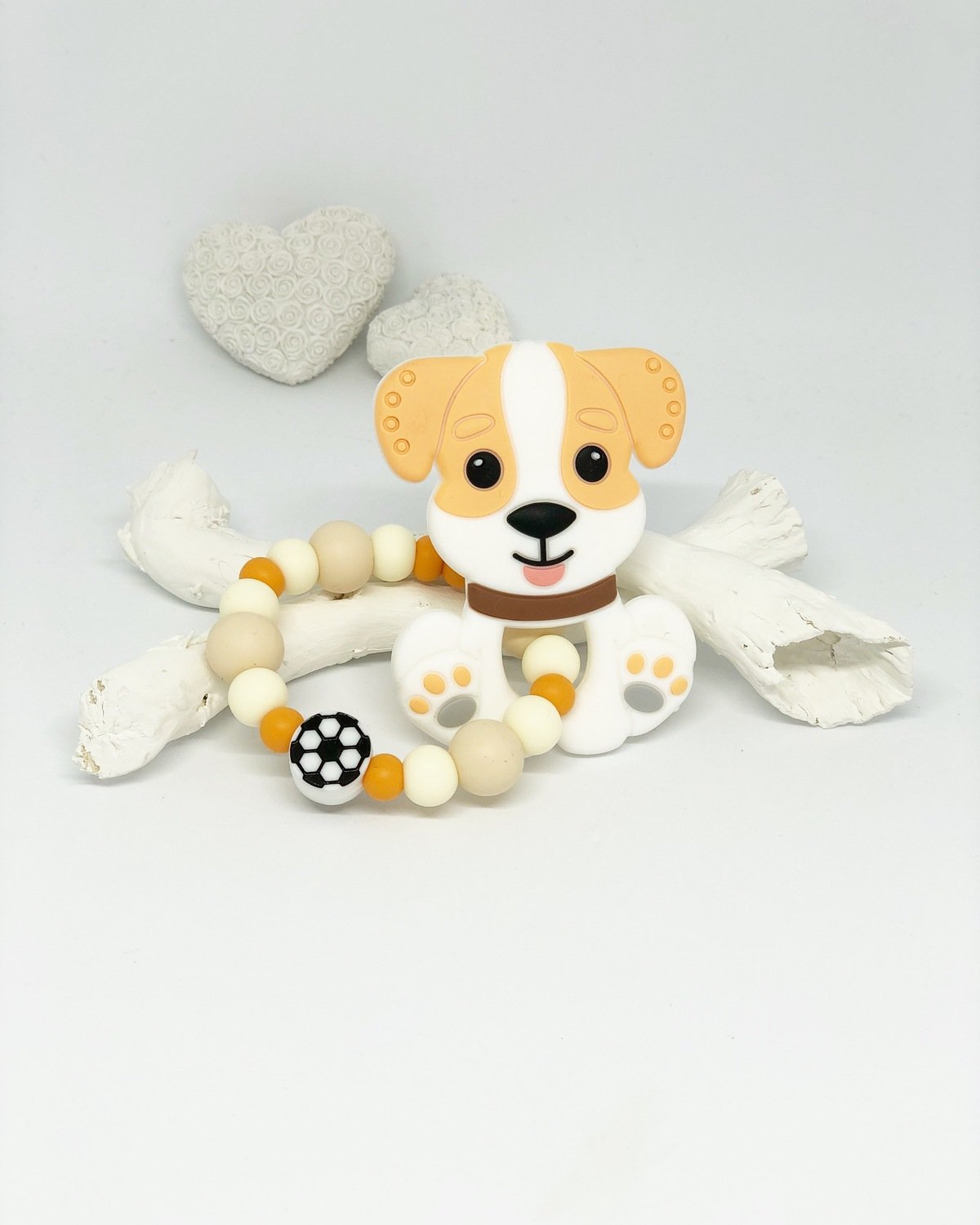 Beissring Hund gelb