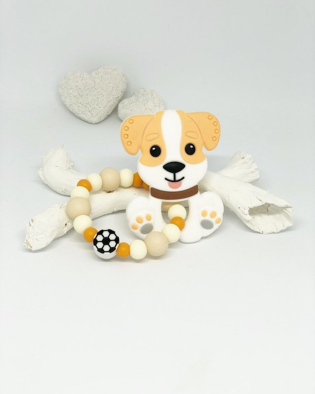 Beissring Hund gelb