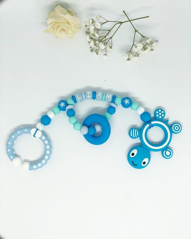 Baby Schale Kette Liam blau
