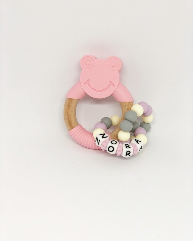 Beissring HoSi Zoo  Frosch rosa