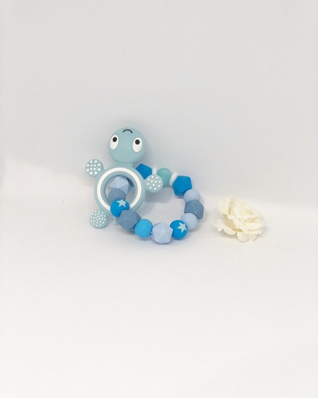 Beissring Schildkröte Trulla baby blau