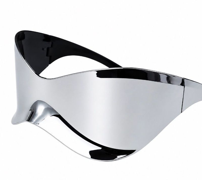 Mirror Shield Visor Sunglasses