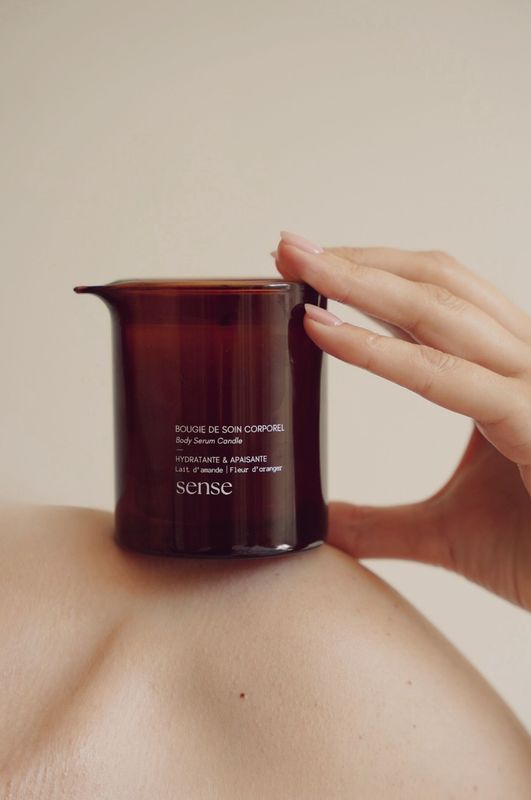La bougie de soin corporelle Hydratante