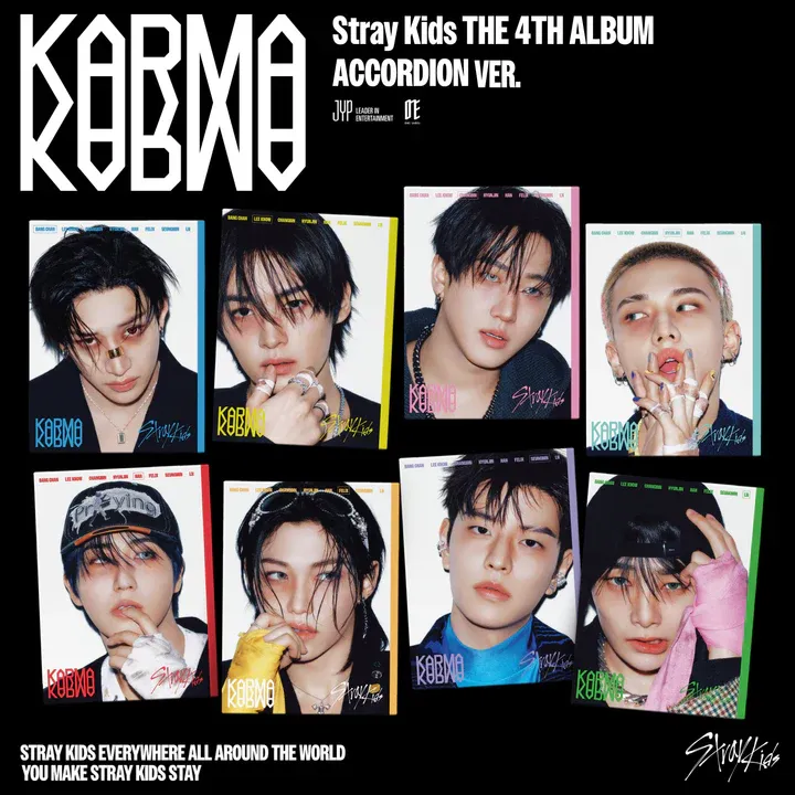 STRAY KIDS - KARMA 4TH ALBUM ACCORDION VER RANDOM