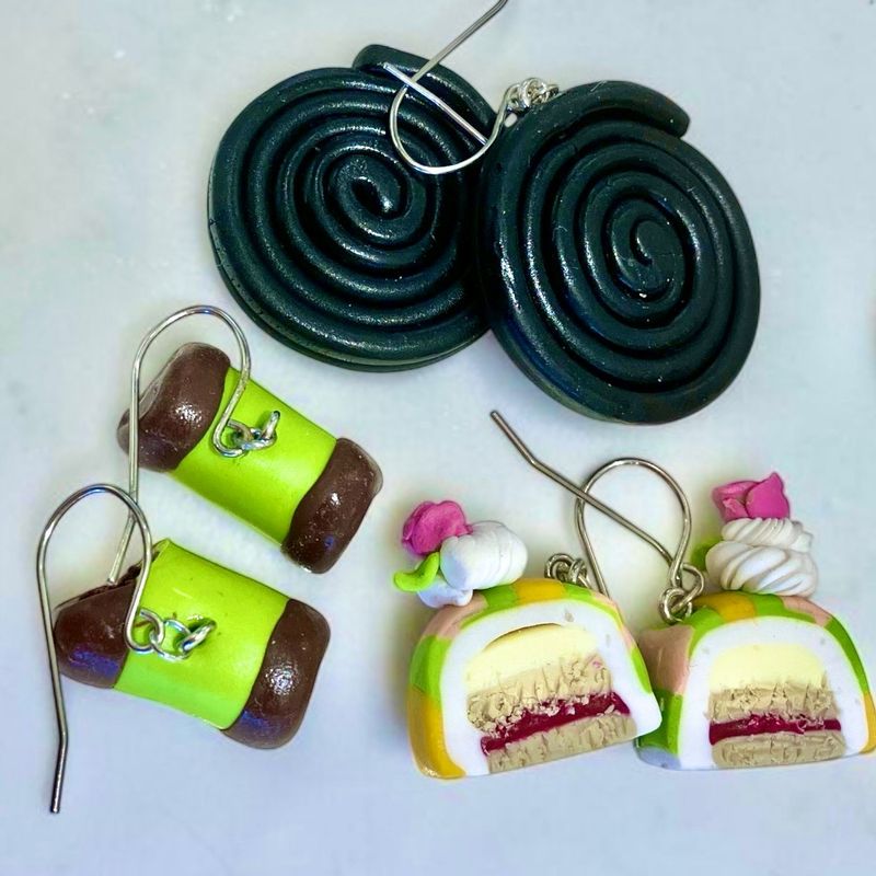 Örhängen med godis