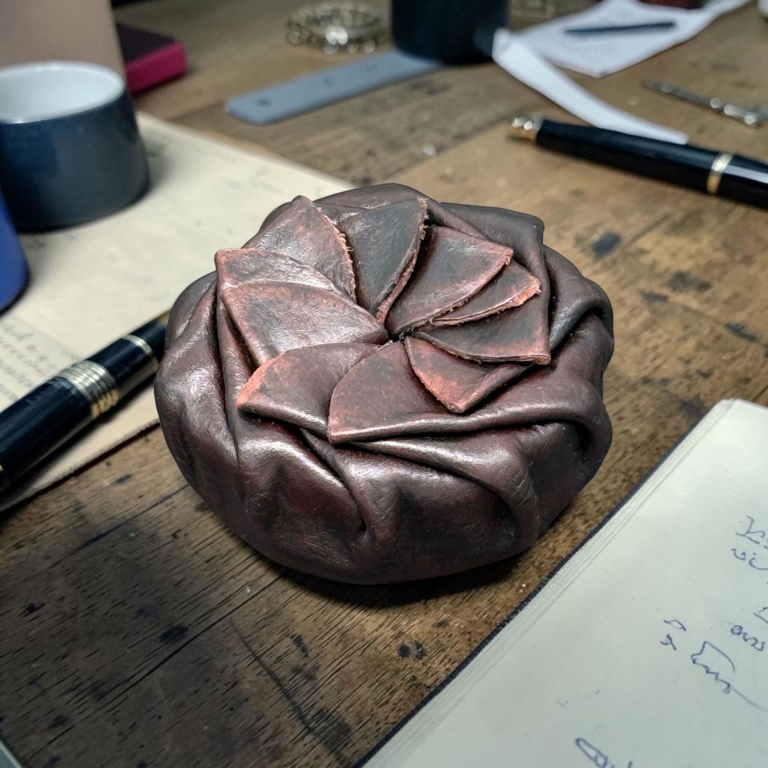 Brunt snusdosefodral