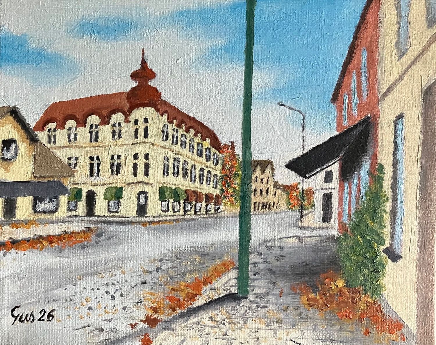 Järnvägsgatan 15 vy mot Sveagatan